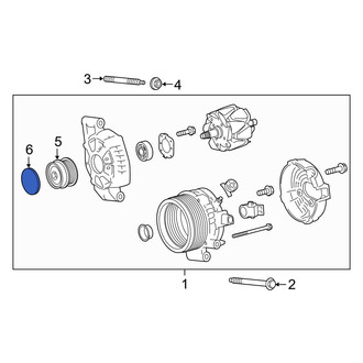 Toyota OE - Alternator Pulley Cap