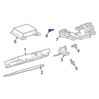 Toyota OE - Glove Box Housing Screw