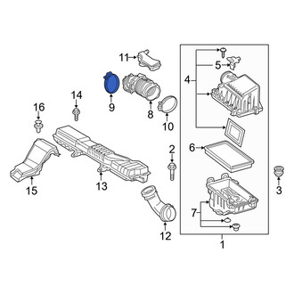 Toyota OE - Lower Engine Air Duct Clamp