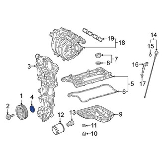 Toyota OE - Front Engine Crankshaft Seal