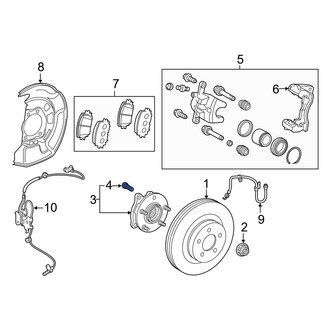 Toyota OE - Rear Wheel Lug Stud