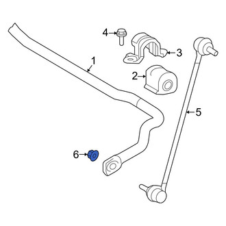 Toyota OE - Front Suspension Stabilizer Bar Link Nut