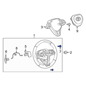 Toyota OE - Steering Wheel Transmission Shift Control Switch Bolt