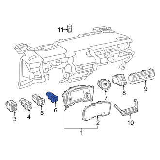 Toyota OE - Wiper Switch