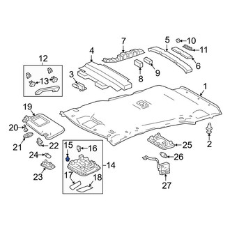 Toyota OE - Reading Light Clip