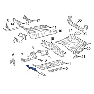 Toyota OE - Front Left Floor Extension