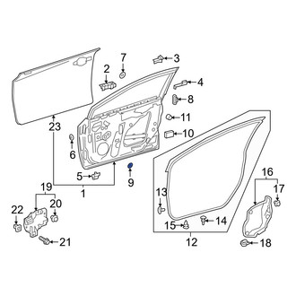 Toyota OE - Front Door Plug