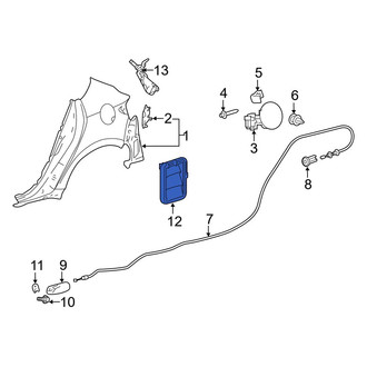 Toyota OE - Rear Quarter Panel Vent