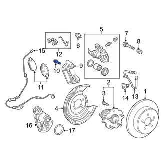 Toyota OE - Disc Brake Caliper Anchor Plate Bolt