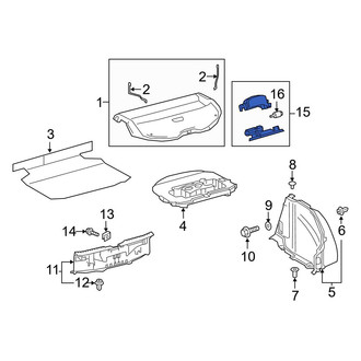 Toyota OE - Rear Cargo Area Light