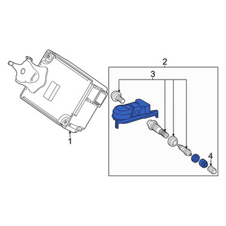 Toyota OE - Tire Pressure Monitoring System (TPMS) Sensor