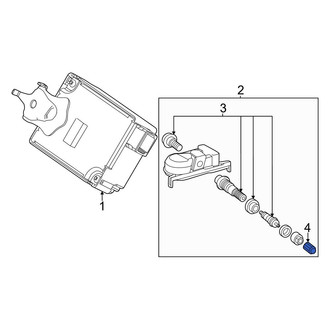 Toyota OE - Tire Pressure Monitoring System (TPMS) Valve Stem Cap