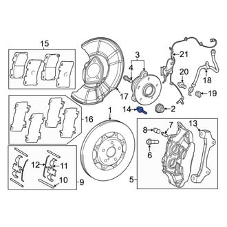 Toyota OE - Disc Brake Caliper Anchor Plate Bolt