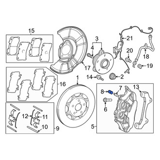 Toyota OE - Rear Brake Bleeder Screw Cap