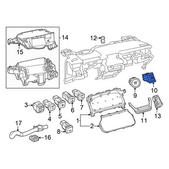 Toyota OE - Hazard Warning Switch