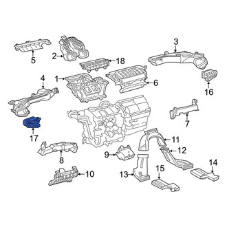 Toyota OE - Left Dashboard Air Vent