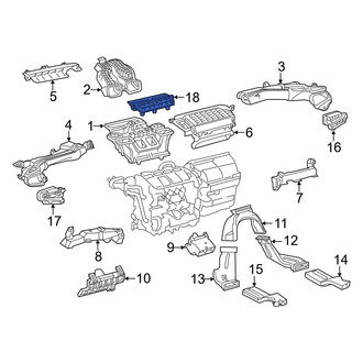 Toyota OE - Front Center Dashboard Air Vent