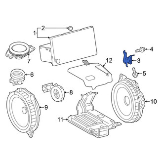 Toyota OE - Left GPS Navigation System Bracket