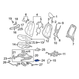 Toyota OE - Seat Track Cover