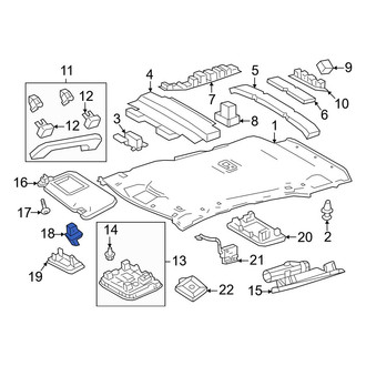 Toyota OE - Sun Visor Holder