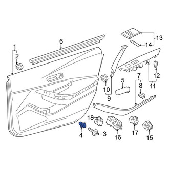 Toyota OE - Door Interior Trim Panel Grommet