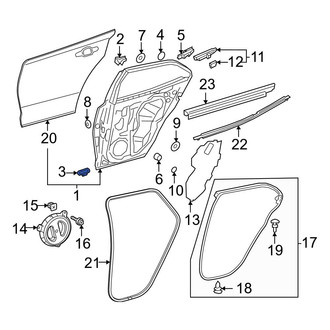 Toyota OE - Front Lower Door Shell Seal