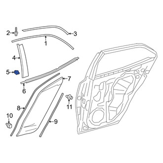 Toyota OE - Interior Door Handle Clip