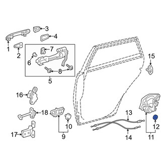 Toyota OE - Door Latch Seal