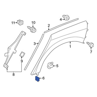 Toyota OE - Fog Light Trim Nut