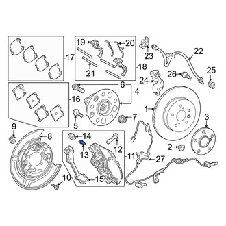 Toyota OE - Rear Brake Bleeder Screw