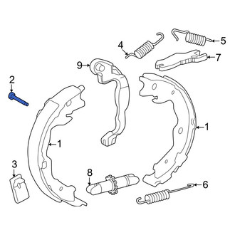 Toyota OE - Parking Brake Shoe Set Pin
