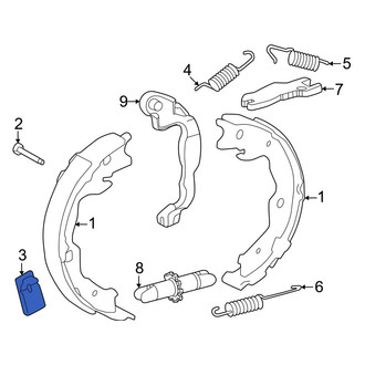 Toyota OE - Parking Brake Shoe Set Clip