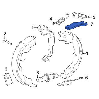 Toyota OE - Rear Left Parking Brake Strut