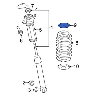 Toyota OE - Rear Upper Coil Spring Insulator