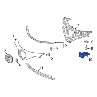 Toyota OE - Grille Reinforcement Bracket