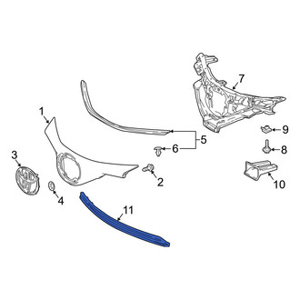 Toyota OE - Front Upper Grille