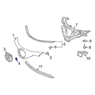 Toyota OE - Grille Emblem Nut