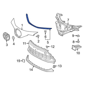 Toyota OE - Front Upper Hood Seal
