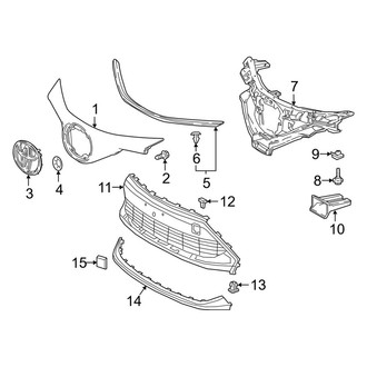 Toyota OE - Front Bumper & Grille - Grille & Components (Turkey Built)