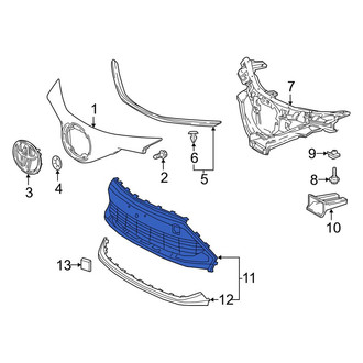 Toyota OE - Front Lower Grille