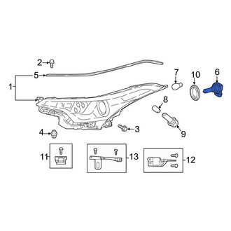 Toyota OE - Front Headlight Bulb