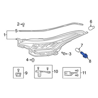 Toyota OE - Front Side Marker Light Socket