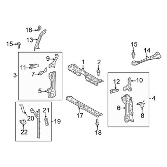 Toyota OE - Radiator Support