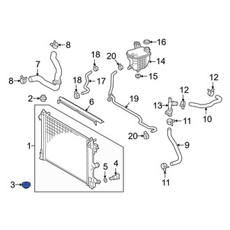 Toyota OE - Lower Inverter Cooler Insulator