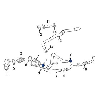 Toyota OE - Radiator Hose Clamp