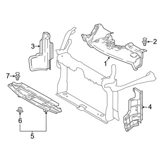 Toyota OE - Cooling - Radiator & Components (Air Guides)