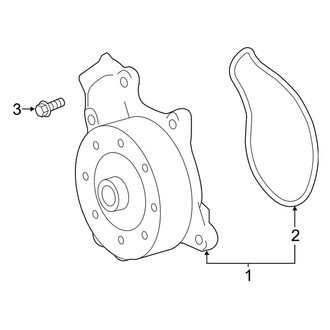 Toyota OE - Cooling - Water Pump (XLE / XLE Premium)