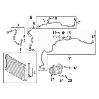 Toyota OE - A/C Refrigerant Pressure Sensor
