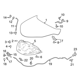 Toyota OE - Hood & Components