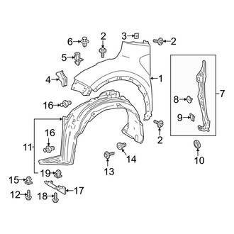 Toyota OE - Fender & Components